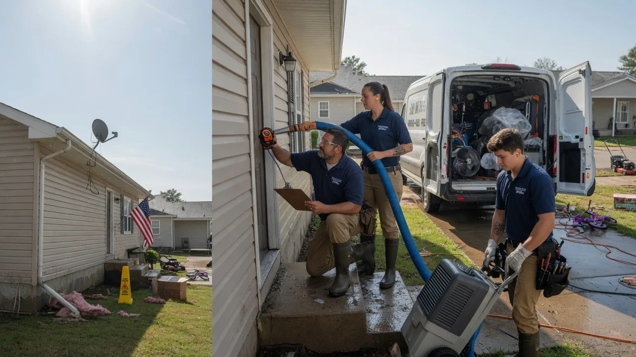 Ceiling Water Damage Restoration in Broken Arrow, OK near me